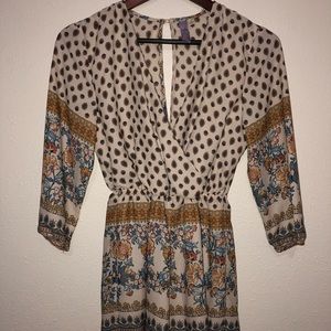 FLORAL ROMPER